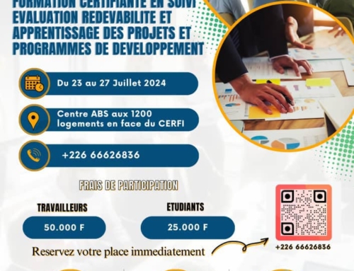 CAMPEX : Formation certifiante en suivi évaluation redévabilité et apprentissage des projets et programmes de development